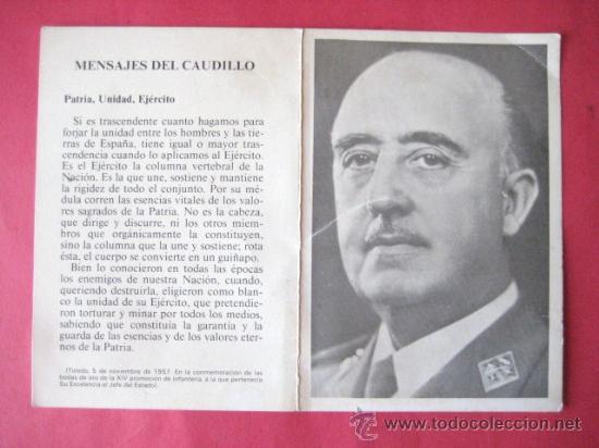 Militaria: DIPTICO HOMENAJE AL CAUDILLO 1983. ENVIO GRATIS&iexcl;&iexcl;&iexcl; - Foto 1