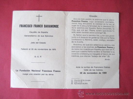 Militaria: DIPTICO HOMENAJE AL CAUDILLO 1980. ENVIO GRATIS&iexcl;&iexcl;&iexcl; - Foto 2
