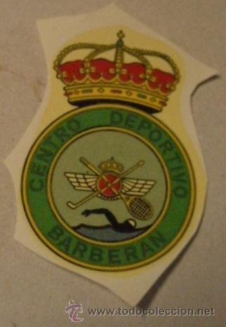 Militaria: Calcoman&iacute;a de 8 cms del Centro Deportivo Barberan