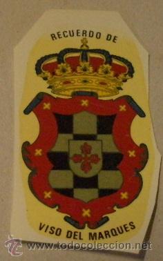 Militaria: Calcoman&iacute;a de 8 cms Viso del Marqu&eacute;s