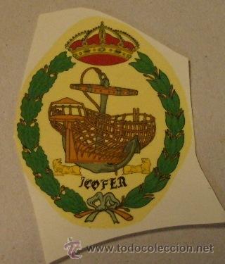 Militaria: Calcoman&iacute;a de 8 cms JCOFER