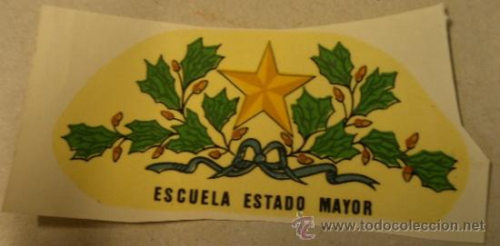 Militaria: Calocomania de unos 8 cms aprox.