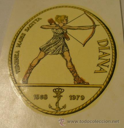 Militaria: Calcoman&iacute;a de unos 8 cms aprox. 1568-1979