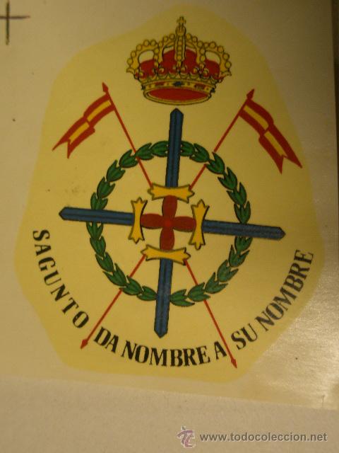 Militaria: Calcoman&iacute;a de unos 8 cms aprox.