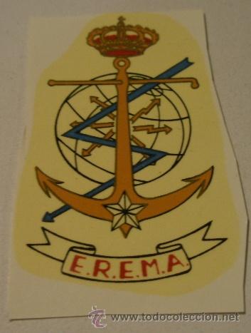 Militaria: Calcoman&iacute;a de unos 8 cms aprox. E.R.E.M.A - Foto 1