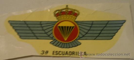 Militaria: Calcoman&iacute;a de unos 8 cms aprox. 3&ordm; escuadrilla