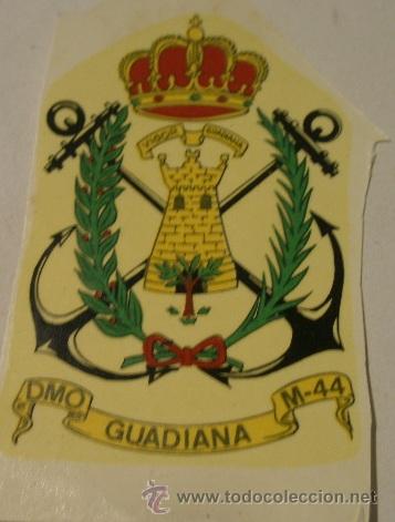 Militaria: Calcoman&iacute;a de unos 8 cms aprox. DMO. Guadiana M-44