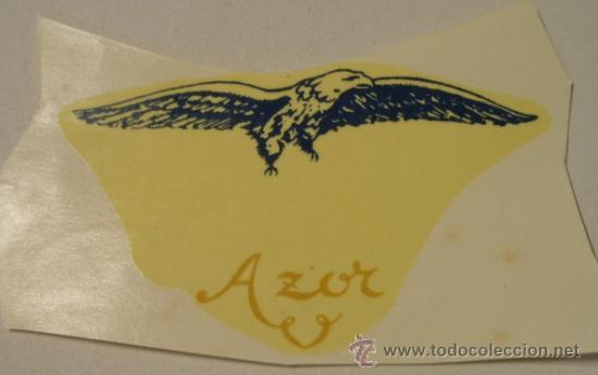 Militaria: Calcoman&iacute;a de unos 8 cms aprox. Azor - Foto 1