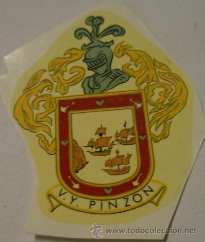 Militaria: Calcoman&iacute;a de unos 8 cms aprox. V.Y. Pinz&oacute;n