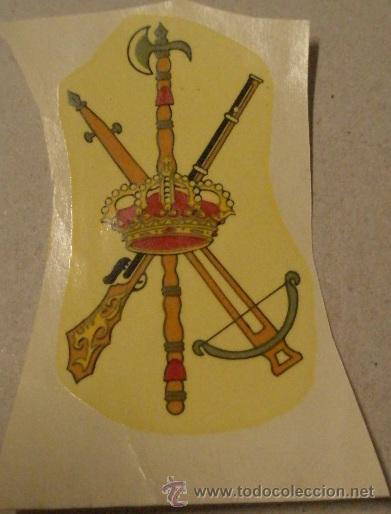 Militaria: Calcoman&iacute;a de unos 8 cms aprox. Legi&oacute;n