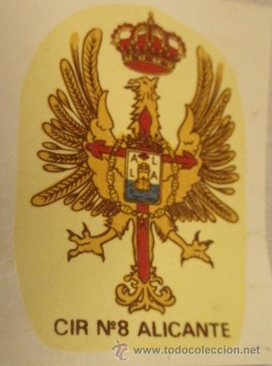 Militaria: Calcoman&iacute;a de unos 8 cms aprox. CIR n&ordm; 8