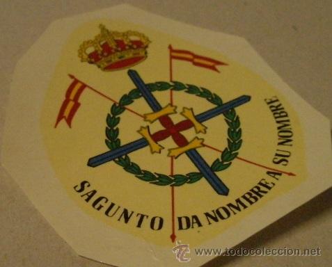 Militaria: Calcoman&iacute;a de unos 8 cms aprox. Caballer&iacute;a.