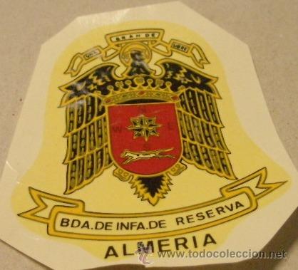 Military Antiques: Calcoman&iacute;a de unos 8 cms aprox. Almer&iacute;a.