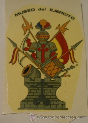Militaria: Calcoman&iacute;a de unos 8 cms aprox. Museo del Ej&eacute;rcito - Foto 1