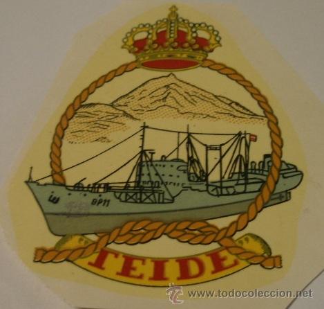 Militaria: Calcoman&iacute;a de unos 8 cms aprox. Teide - Foto 1