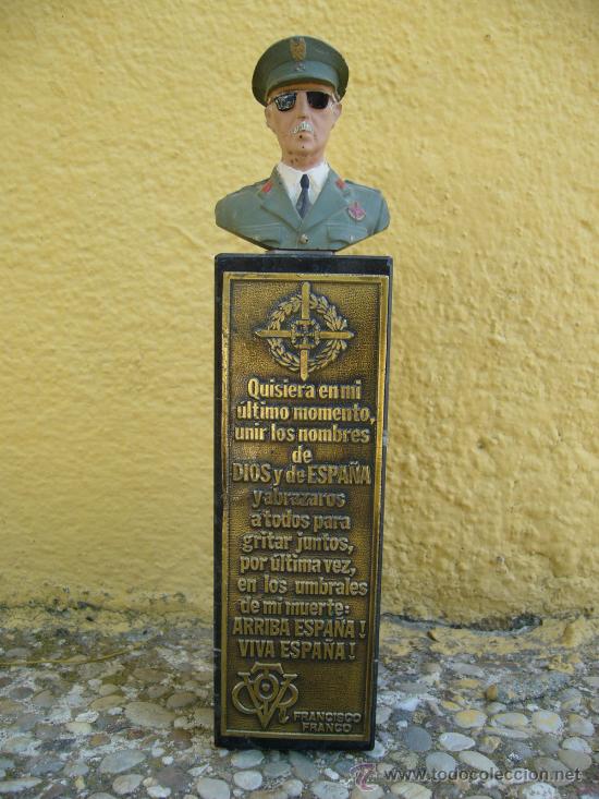 Militaria: Busto de Franco - Foto 1