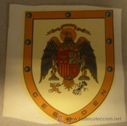 Militaria: Calcoman&iacute;a de unos 8 cms aprox. CESEDEN