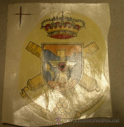 Militaria: Calcoman&iacute;a de unos 8 cms aprox. Brigada Artiller&iacute;a Estrecho