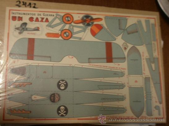 Militaria: Recortable, un caza