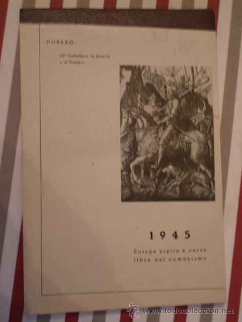 Militaria: Calendario del a&ntilde;o 1945