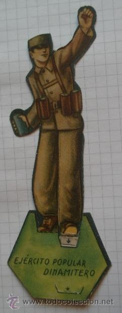 Military Antiques: Soldados del Ej&eacute;rcito Popular en cart&oacute;n, Dinamitero