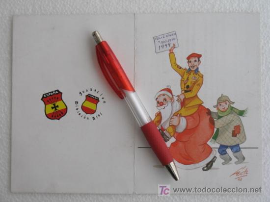 Militaria: Divisi&oacute;n Azul Felicitaci&oacute;n de Navidad a&ntilde;o 1999.