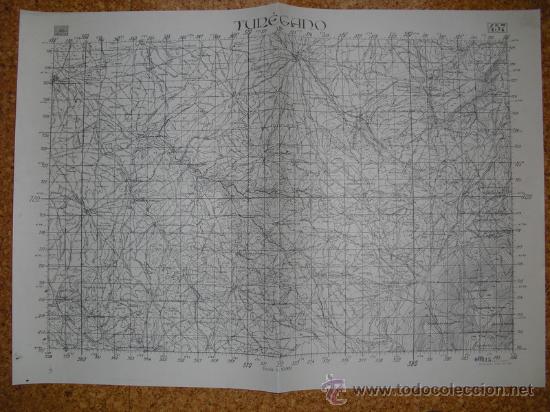 Military Antiques: ENERO 1938 GUERRA CIVIL MAPA DE TUREGANO EDICION ESPECIAL EN MADRID E 1:50000