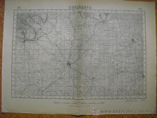 Militaria: MAYO 1938 GUERRA CIVIL MAPA DE BUJALANCE EDICION ESPECIAL EN MADRID E 1:50000