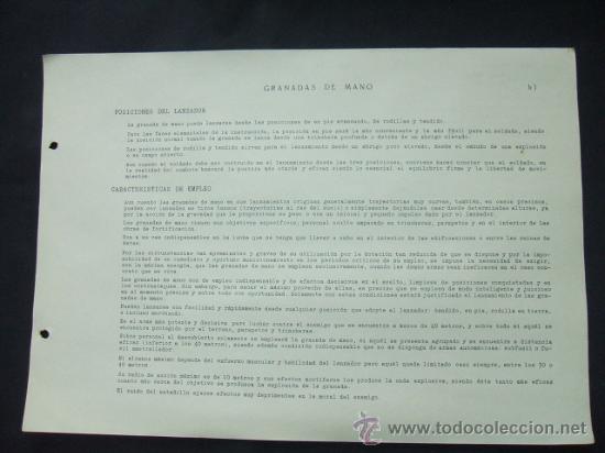 Militaria: 3 LAMINAS - GRANADAS DE MANO - - Foto 6