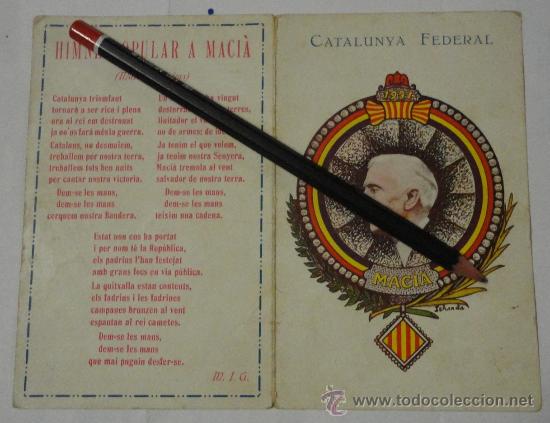 Military Antiques: Tarjet&oacute;n 'Homenatge a Maci&agrave;'.