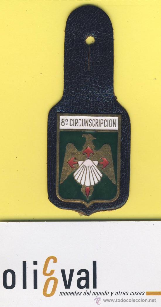 Militaria: Policia armada -policia nacional distintivo bolsillo  8 circuncripcion  tropa escudo  perfecto