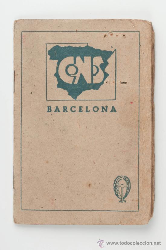 Militaria: Carnet CNS Gerra Civil - Foto 1