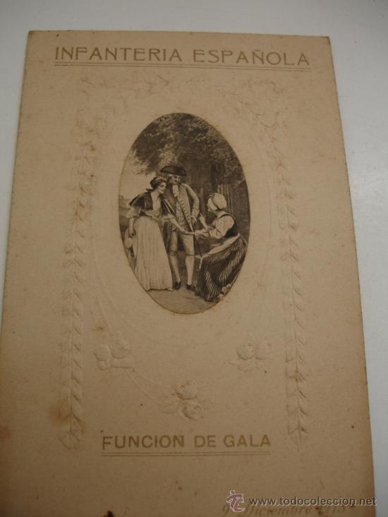 Militaria: PROGRAMA INFANTERIA ESPA&Ntilde;OLA GALA 1918 - Foto 1