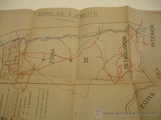 Militaria: DOCUMENTOS Y PLANOS DEL SERVICIO DE RETAGUARDIA 1942 - Foto 2