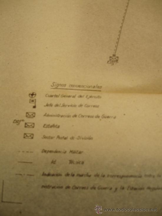 Militaria: DOCUMENTOS Y PLANOS DEL SERVICIO DE RETAGUARDIA 1942 - Foto 7