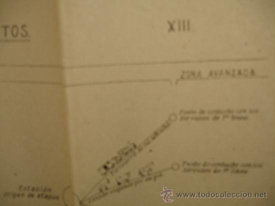 Militaria: DOCUMENTOS Y PLANOS DEL SERVICIO DE RETAGUARDIA 1942 - Foto 4