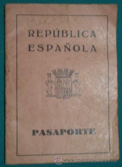 Militaria: Pasaporte de la Rep&uacute;blica Espa&ntilde;ola - Foto 1