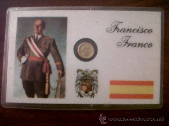 Militaria: CARNET FRANCISCO FRANCO CON MONEDA 100 PESETAS