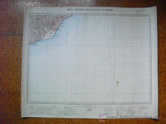 Militaria: HOJA 39 DEL MAPA MILITAR ITINERARIO 1:200000