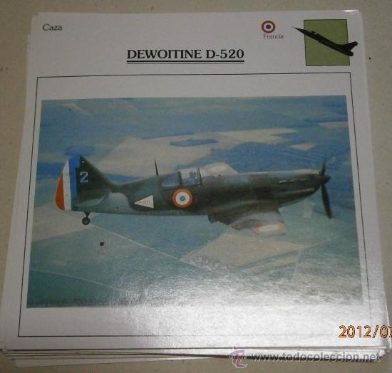 Military Antiques: Lote de 27 fichas de aviones