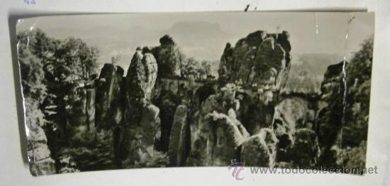 Militaria: Postal 21x10cm Suiza sajona