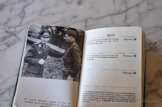 Militaria: AGENDA DIVISION AZUL, SIN USAR. - Foto 4