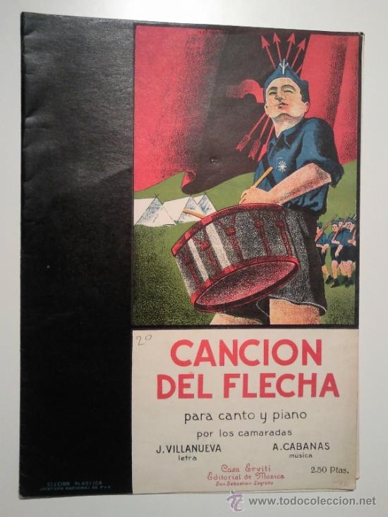 Militaria: CANCION DEL FLECHA VILLANUEVA Y CABA&Ntilde;AS