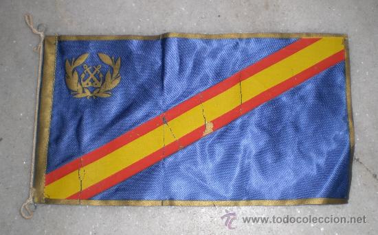 Militaria: Antiguo Banderin de la Armada Espa&ntilde;ola