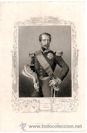 Militaria: grabado de napoleon III - Foto 1