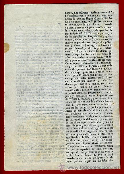Militaria: DOCUMENTO INTENDENCIA EJERCITO CATALU&Ntilde;A , CIRCULAR , 1819 , ORIGINAL , C3 - Foto 2