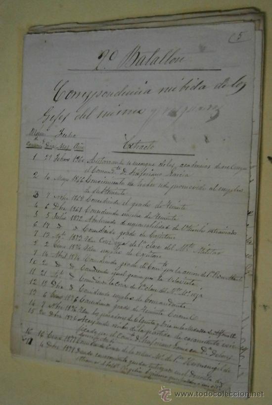 Militaria: Carpetilla de documentos. (Leer descripci&oacute;n). - Foto 2