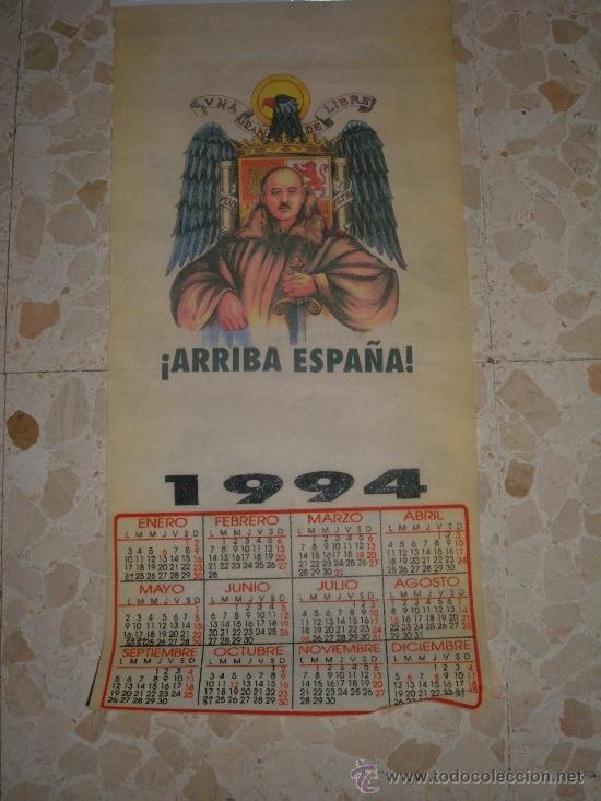 Military Antiques: CALENDARIO DE FRANCO 1994