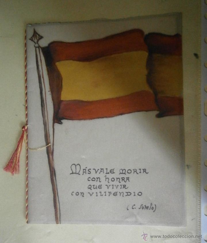 Militaria: Propaganda tipo libretilla de &eacute;poca, 16,5x12,5cm.