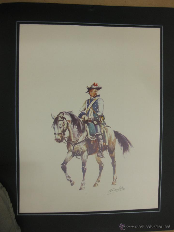 Militaria: L&Aacute;MINA. CABALLERIA DE LINEA-MONTESA. 1789. SANTFELIU.